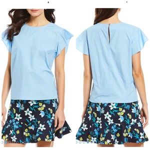 Draper James Cloister Top in Bermuda Blue